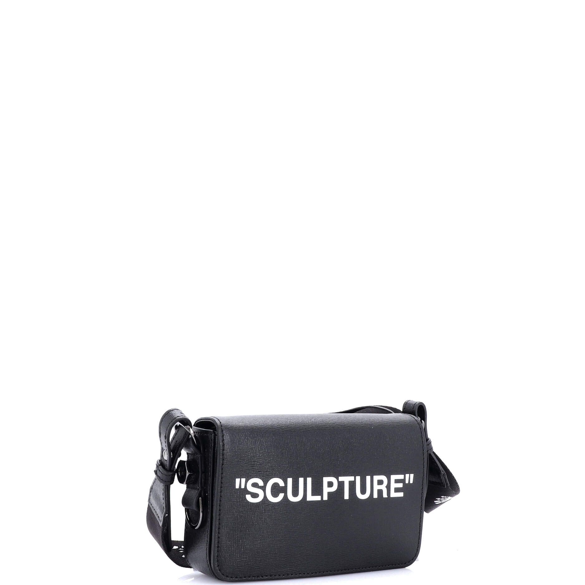 Off-White Binder Clip Flap Bag Size ONE SIZE - 2 Thumbnail