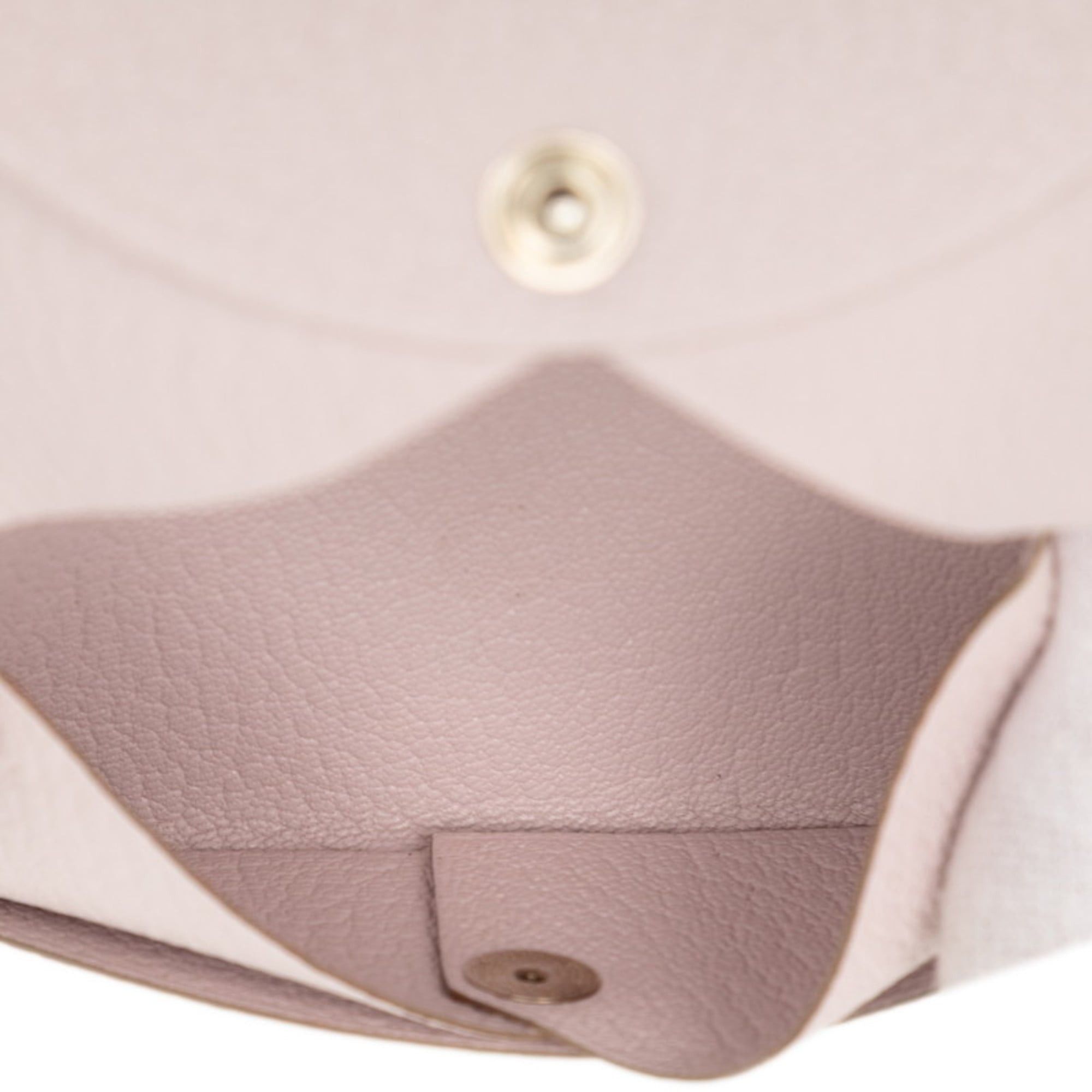 Hermes Hermes Hermès Calvi Business Card Case, Mauve Pale Pink Chevre Mysore, Women's Size ONE SIZE - 5 Thumbnail
