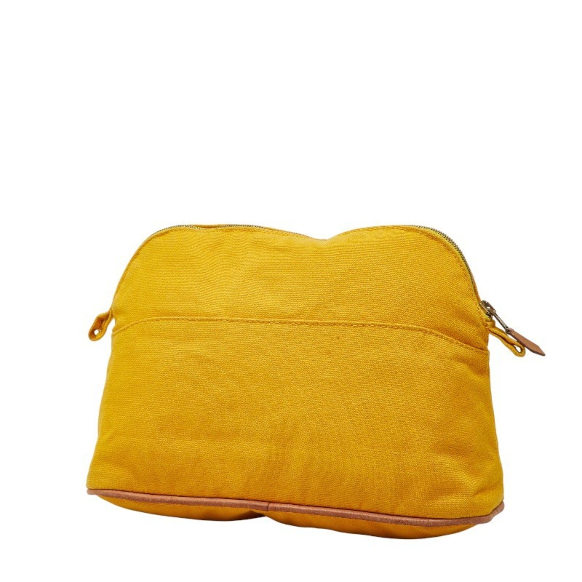 Hermes Hermes Bolide Pouch 25 Small Item Case Yellow Canvas Women's HERMES Size ONE SIZE - 2 Thumbnail