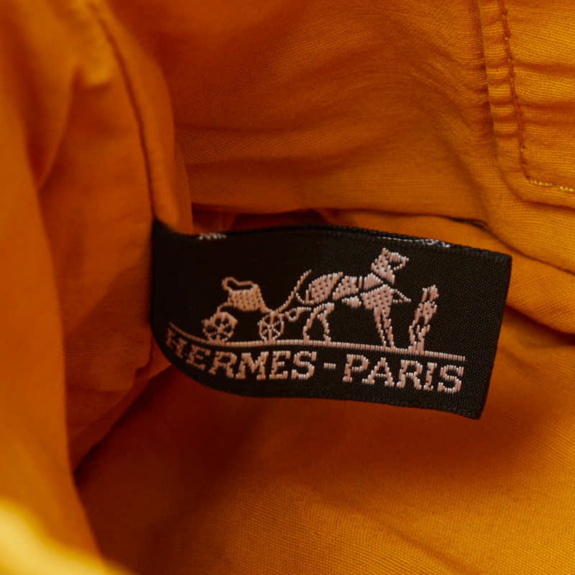 Hermes Hermes Bolide Pouch 25 Small Item Case Yellow Canvas Women's HERMES Size ONE SIZE - 8 Thumbnail