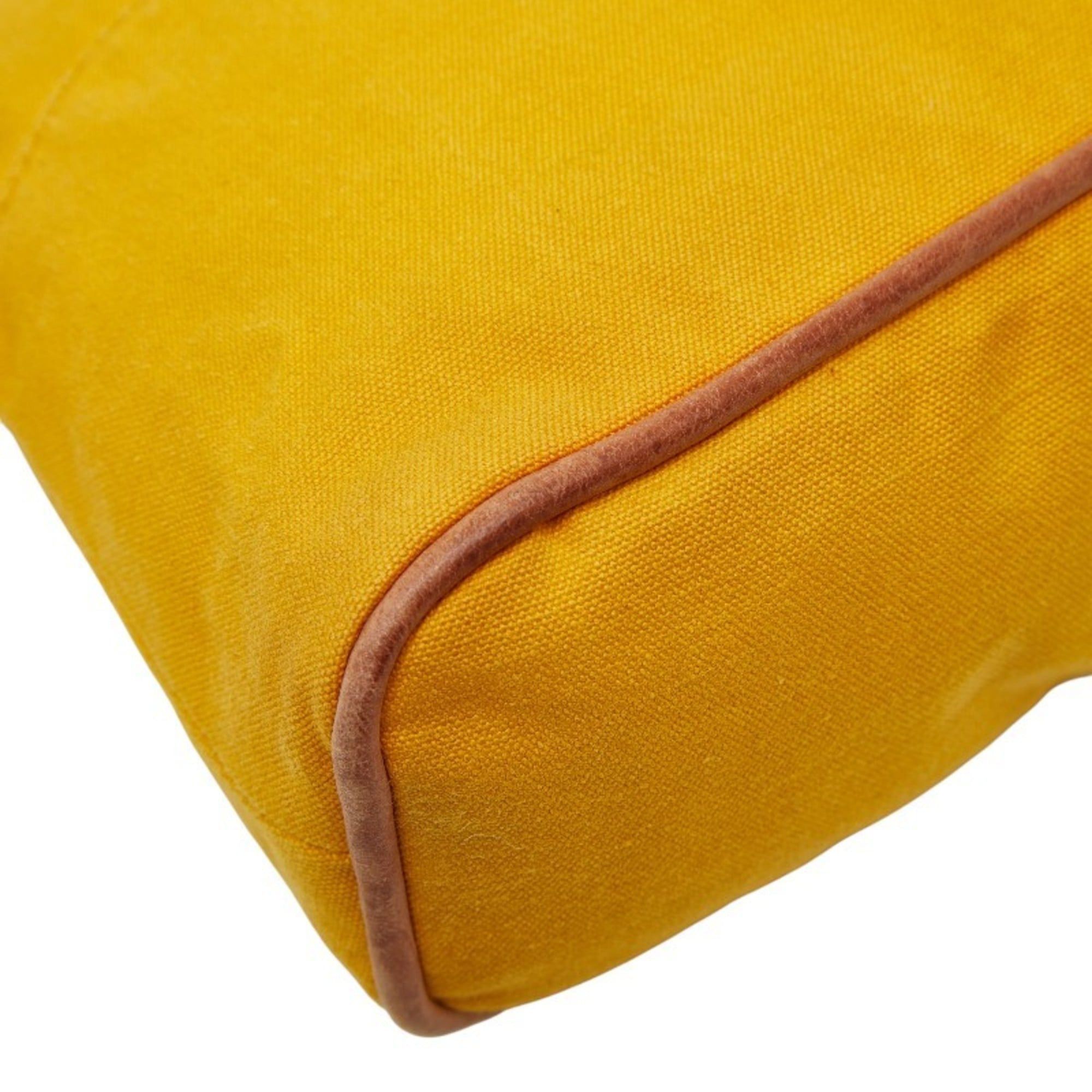 Hermes Hermes Bolide Pouch 25 Small Item Case Yellow Canvas Women's HERMES Size ONE SIZE - 6 Thumbnail