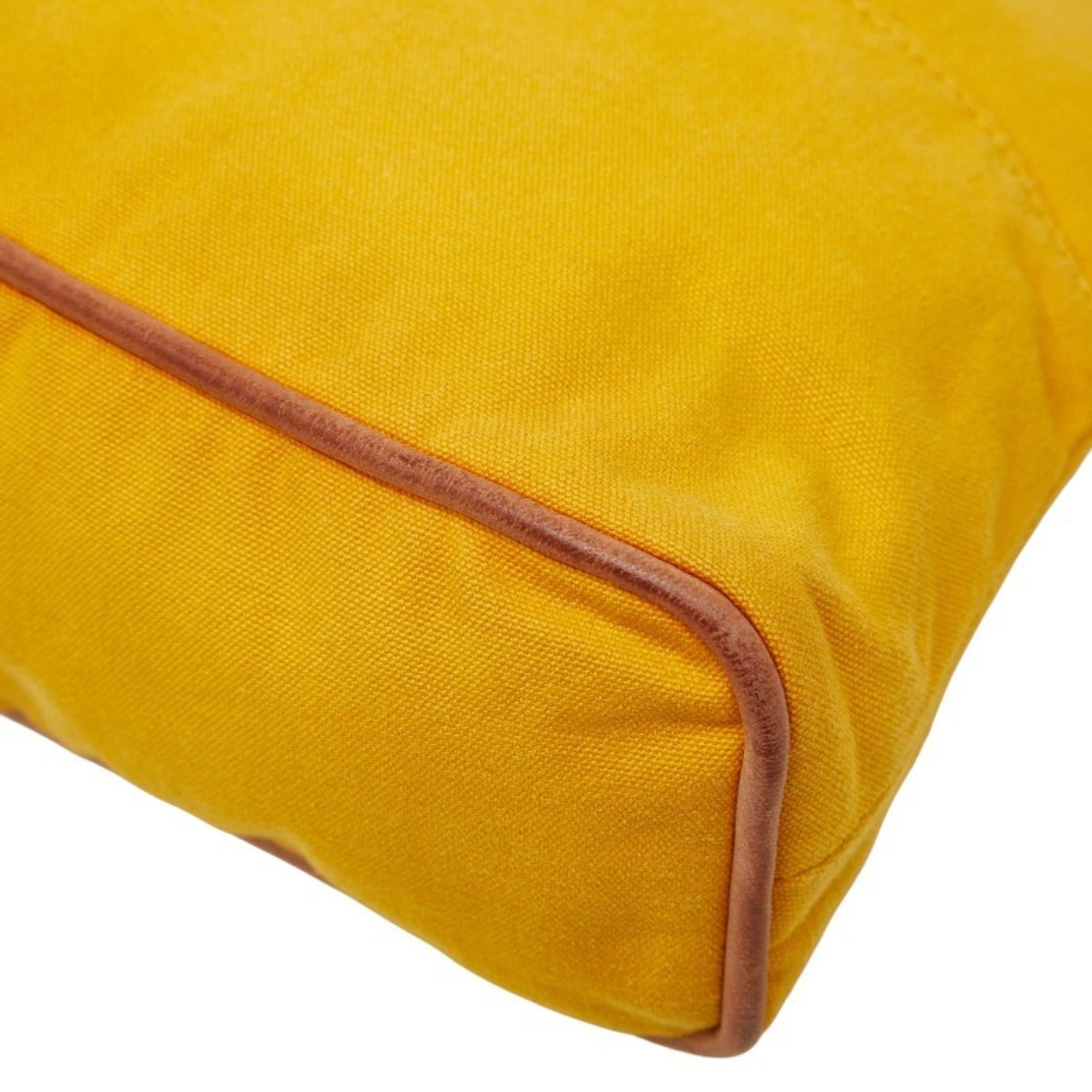 Hermes Hermes Bolide Pouch 25 Small Item Case Yellow Canvas Women's HERMES Size ONE SIZE - 5 Thumbnail