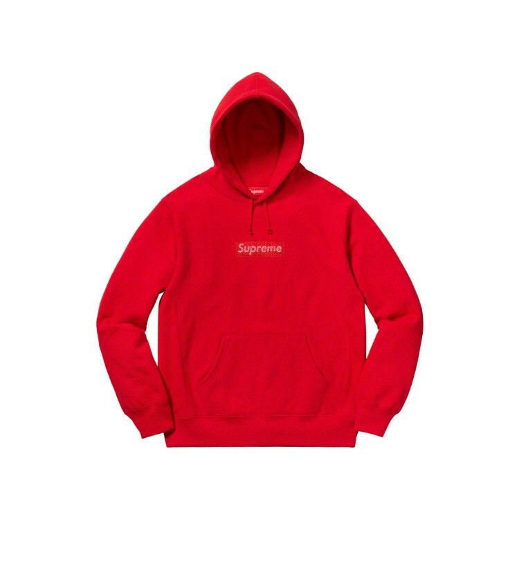 Supreme SWAROVSKI Box Logo パーカー M