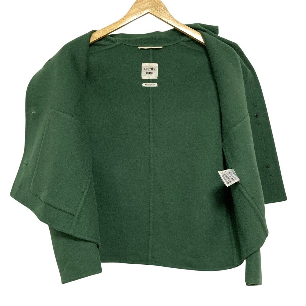 Hermes Hermes Hermès 34 100% Cashmere Jacket Textile Outerwear DUTY FREE for USA Size ONE SIZE - 3 Thumbnail