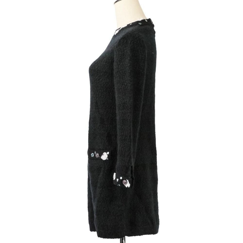 Chanel Chanel Chanel Coco Mark Cashmere Dress Textile Dresses P73597 DUTY FREE for USA Size ONE SIZE - 3 Thumbnail