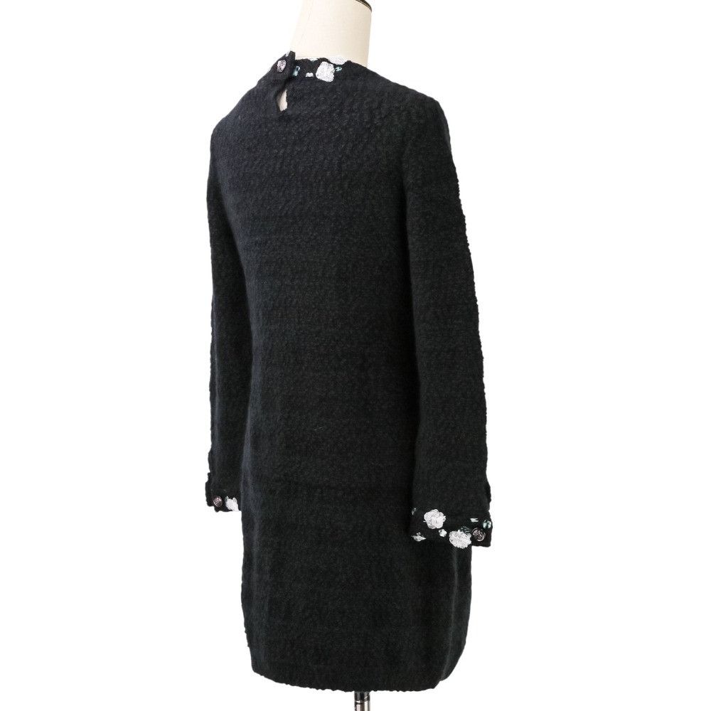 Chanel Chanel Chanel Coco Mark Cashmere Dress Textile Dresses P73597 DUTY FREE for USA Size ONE SIZE - 5 Thumbnail