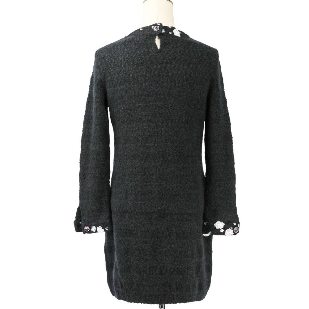 Chanel Chanel Chanel Coco Mark Cashmere Dress Textile Dresses P73597 DUTY FREE for USA Size ONE SIZE - 4 Thumbnail