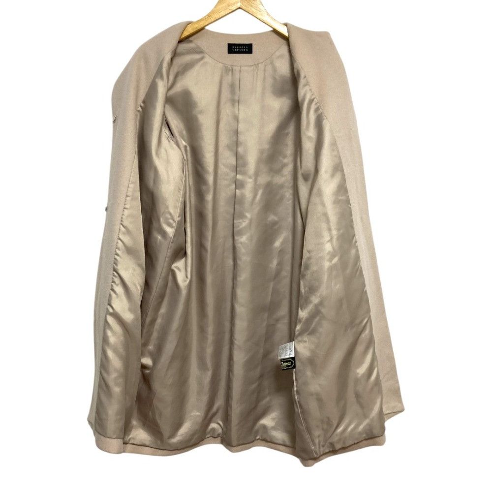 Other Other Barneys New York 100% Cashmere No Collar Long Coat Textile Outerwear DUTY FREE for USA Size ONE SIZE - 3 Thumbnail