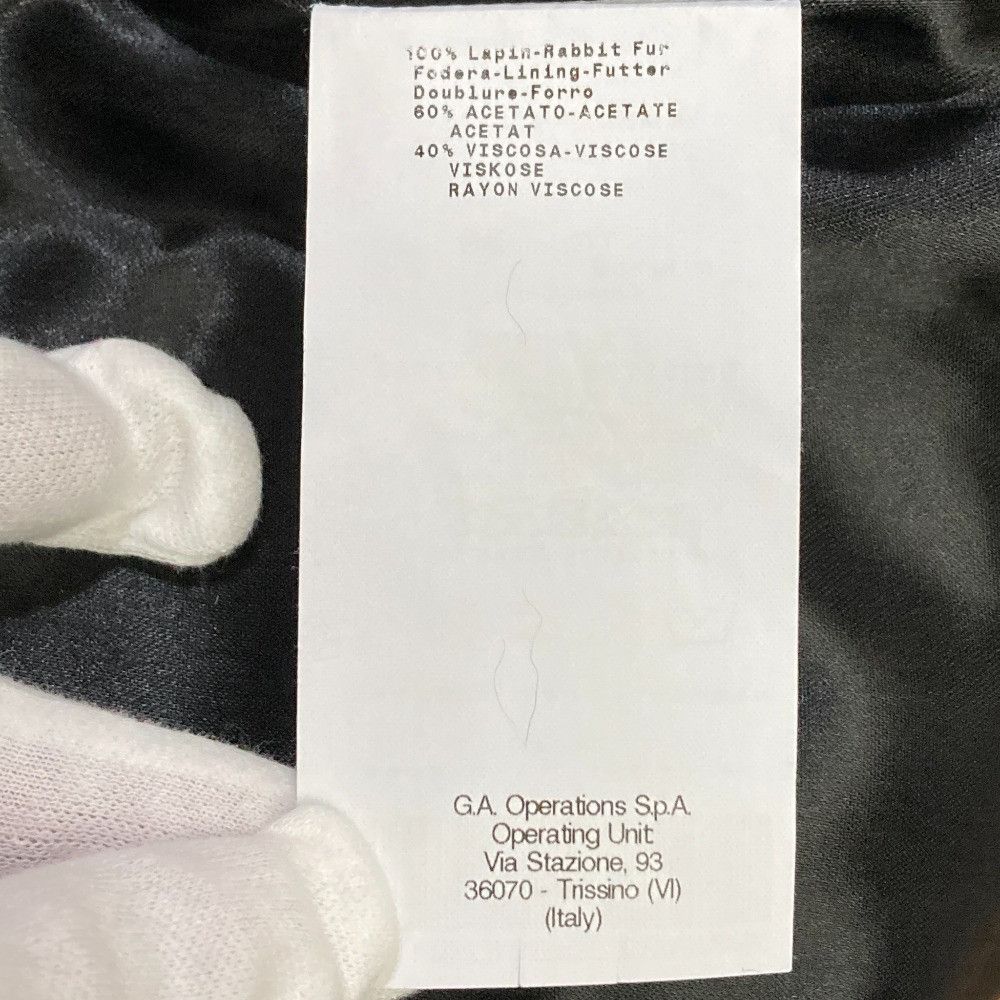 Armani Armani Armani Collezioni Rabbit Fur Drape Jacket Fur Outerwear DUTY FREE for USA Size ONE SIZE - 10 Thumbnail