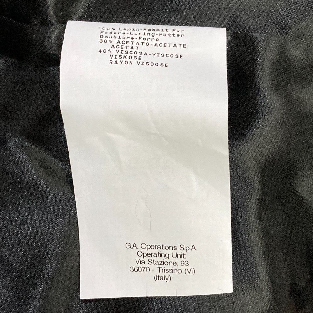 Armani Armani Armani Collezioni Rabbit Fur Drape Jacket Fur Outerwear DUTY FREE for USA Size ONE SIZE - 9 Thumbnail