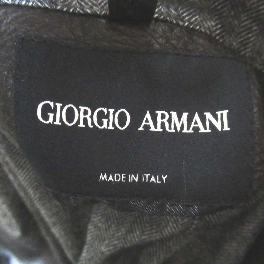 Giorgio Armani Giorgio Armani Giorgio Armani Deerskin Tailored Jacket Leather Outerwear DUTY FREE for USA Size ONE SIZE - 8 Thumbnail