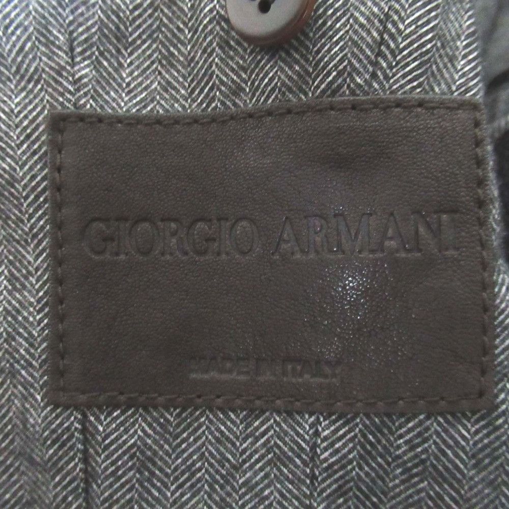 Giorgio Armani Giorgio Armani Giorgio Armani Deerskin Tailored Jacket Leather Outerwear DUTY FREE for USA Size ONE SIZE - 7 Thumbnail
