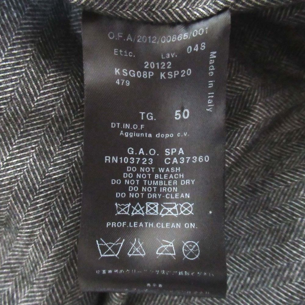 Giorgio Armani Giorgio Armani Giorgio Armani Deerskin Tailored Jacket Leather Outerwear DUTY FREE for USA Size ONE SIZE - 5 Thumbnail