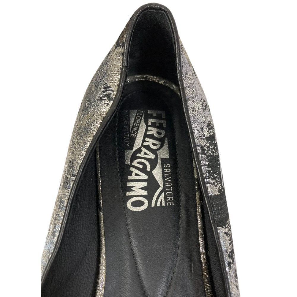 Salvatore Ferragamo Salvatore Ferragamo Salvatore Ferragamo Vara Bijou Ribbon Flat Pumps Leather Shoes DUTY FREE for USA Size ONE SIZE - 8 Thumbnail