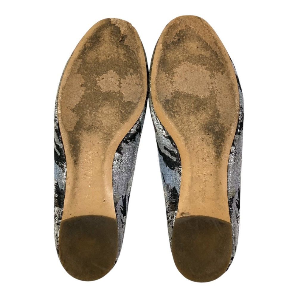 Salvatore Ferragamo Salvatore Ferragamo Salvatore Ferragamo Vara Bijou Ribbon Flat Pumps Leather Shoes DUTY FREE for USA Size ONE SIZE - 6 Thumbnail