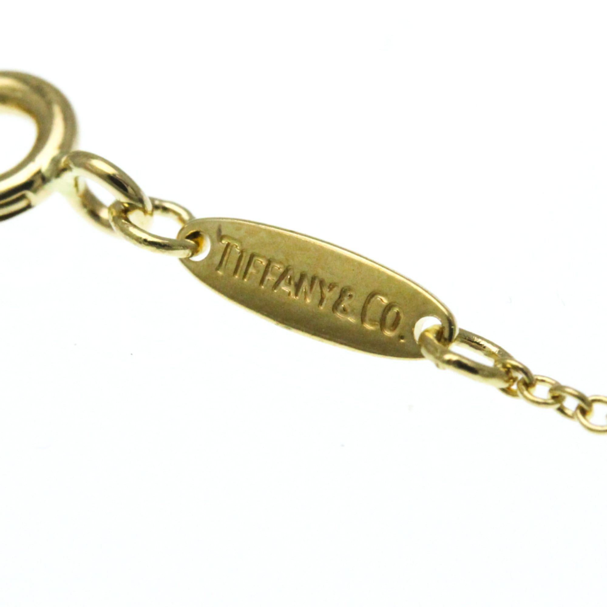 Tiffany & Co. Tiffany Open Heart Lock Crystal Necklace Yellow Gold (18K) Crystal Men,Women Fashion Pendant Necklace (Gold) Size ONE SIZE - 5 Thumbnail