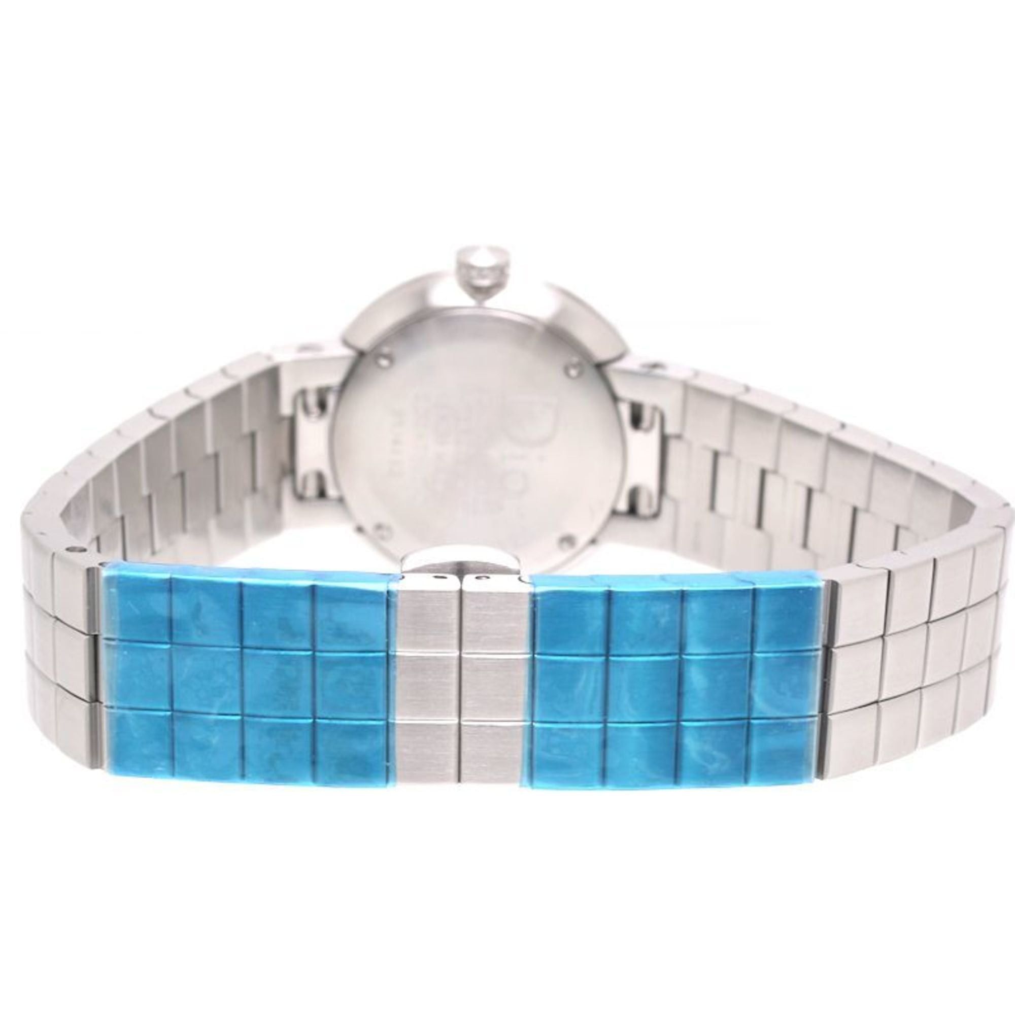 Dior Christian Dior La D de CD047110M002 Watch with 4 Diamonds and Diamond Bezel, Stainless Steel, Women's, 39934 Size ONE SIZE - 4 Thumbnail