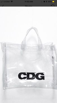 COMME des GARÇONS SHIRT Plastic Tote Bags SS18