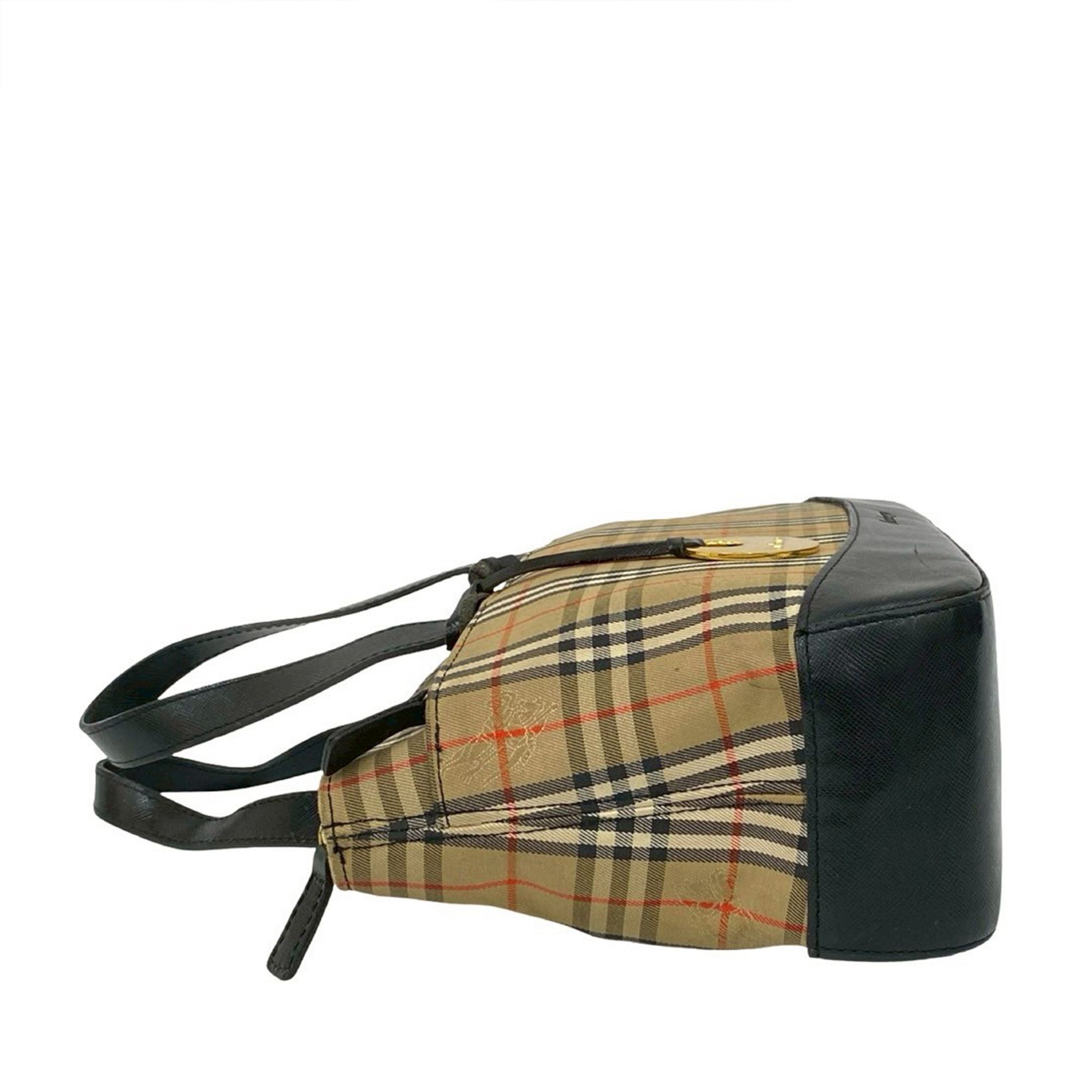 Burberry Burberry Haymarket Check Canvas Tote Size ONE SIZE - 7 Thumbnail