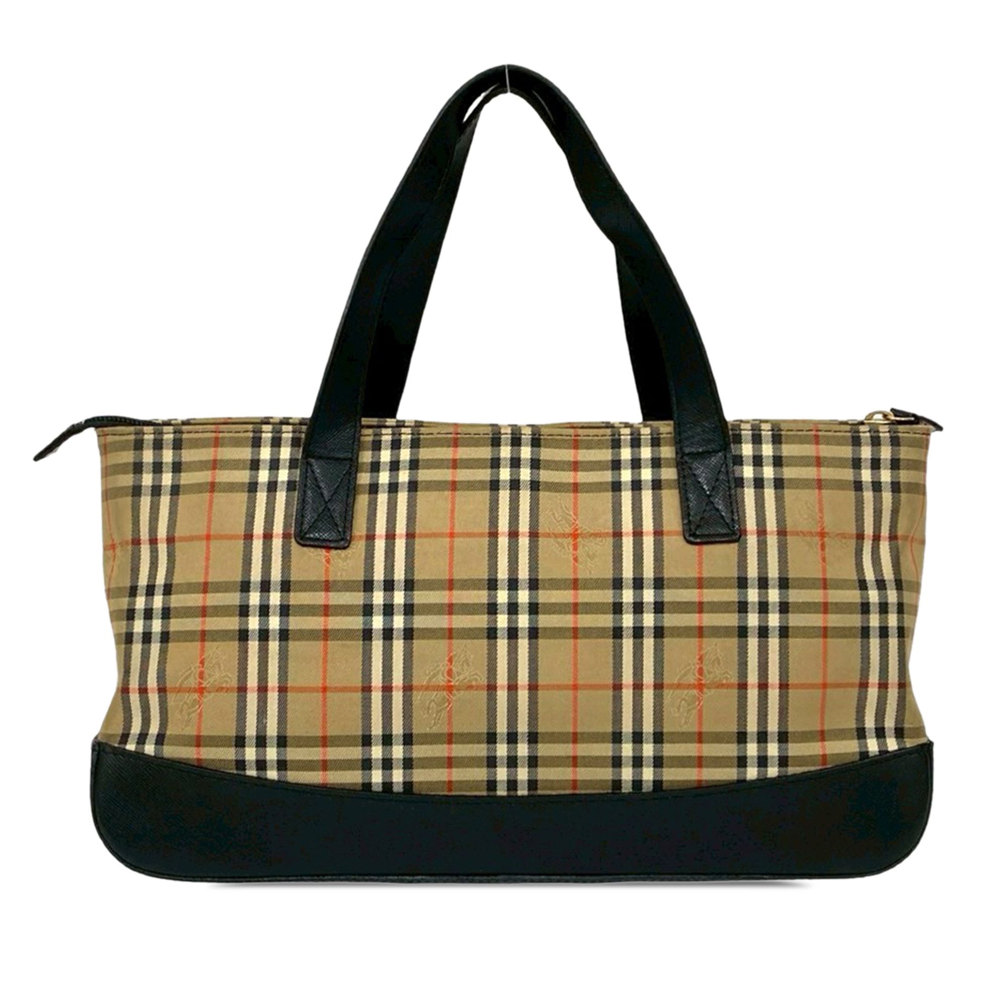 Burberry Burberry Haymarket Check Canvas Tote Size ONE SIZE - 2 Thumbnail