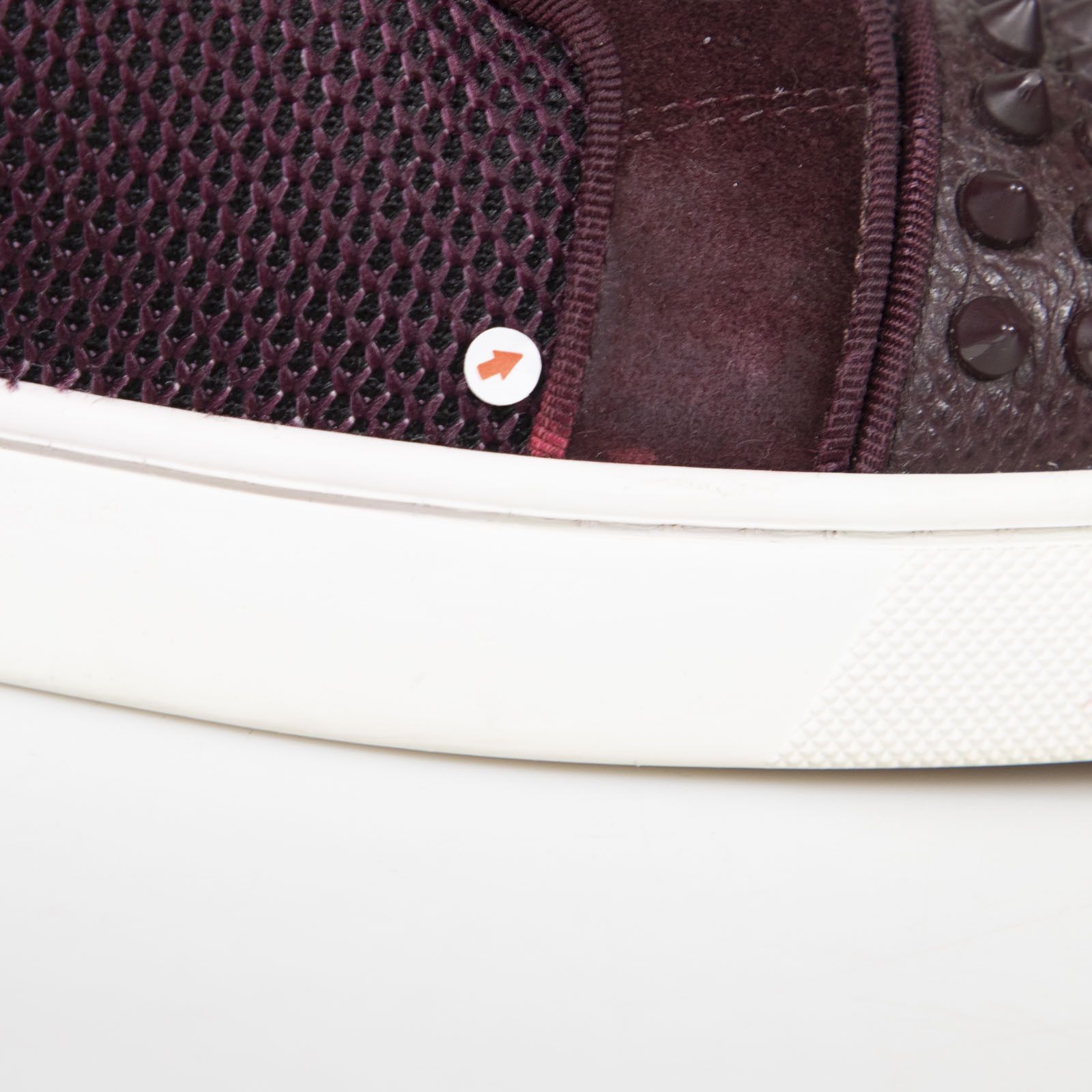 Christian Louboutin Purple Lou Spikes Orlato Trainers Size US 12 / IT 42 - 11 Thumbnail