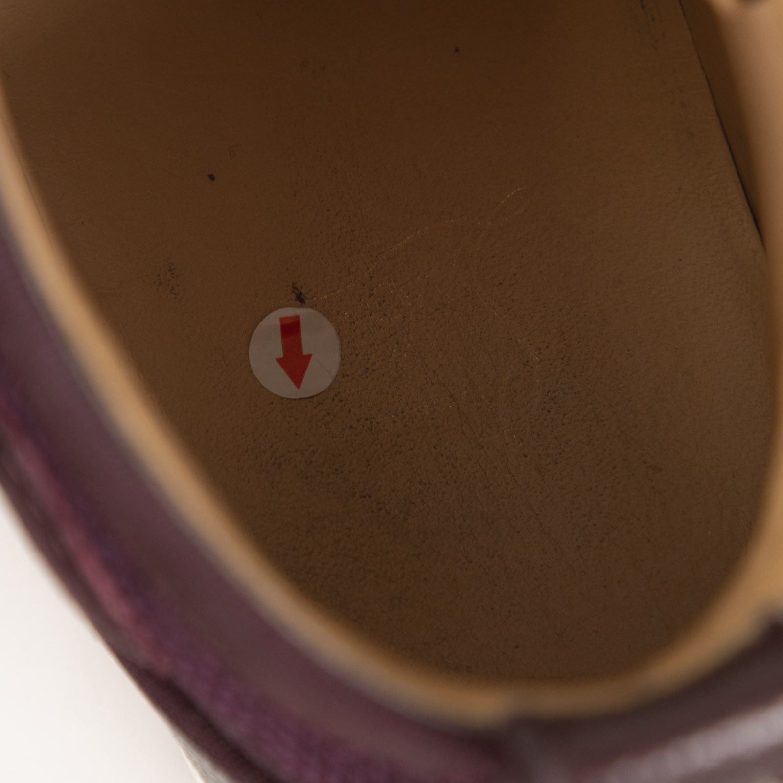 Christian Louboutin Purple Lou Spikes Orlato Trainers Size US 12 / IT 42 - 17 Thumbnail
