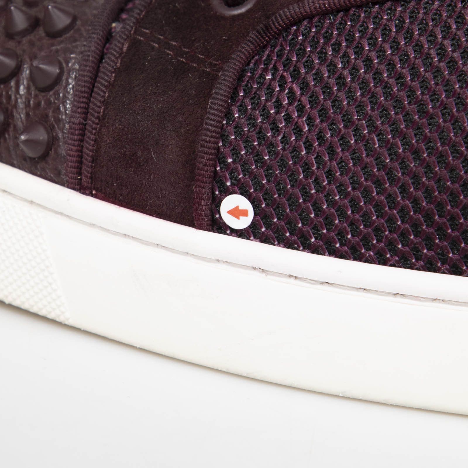 Christian Louboutin Purple Lou Spikes Orlato Trainers Size US 12 / IT 42 - 14 Thumbnail