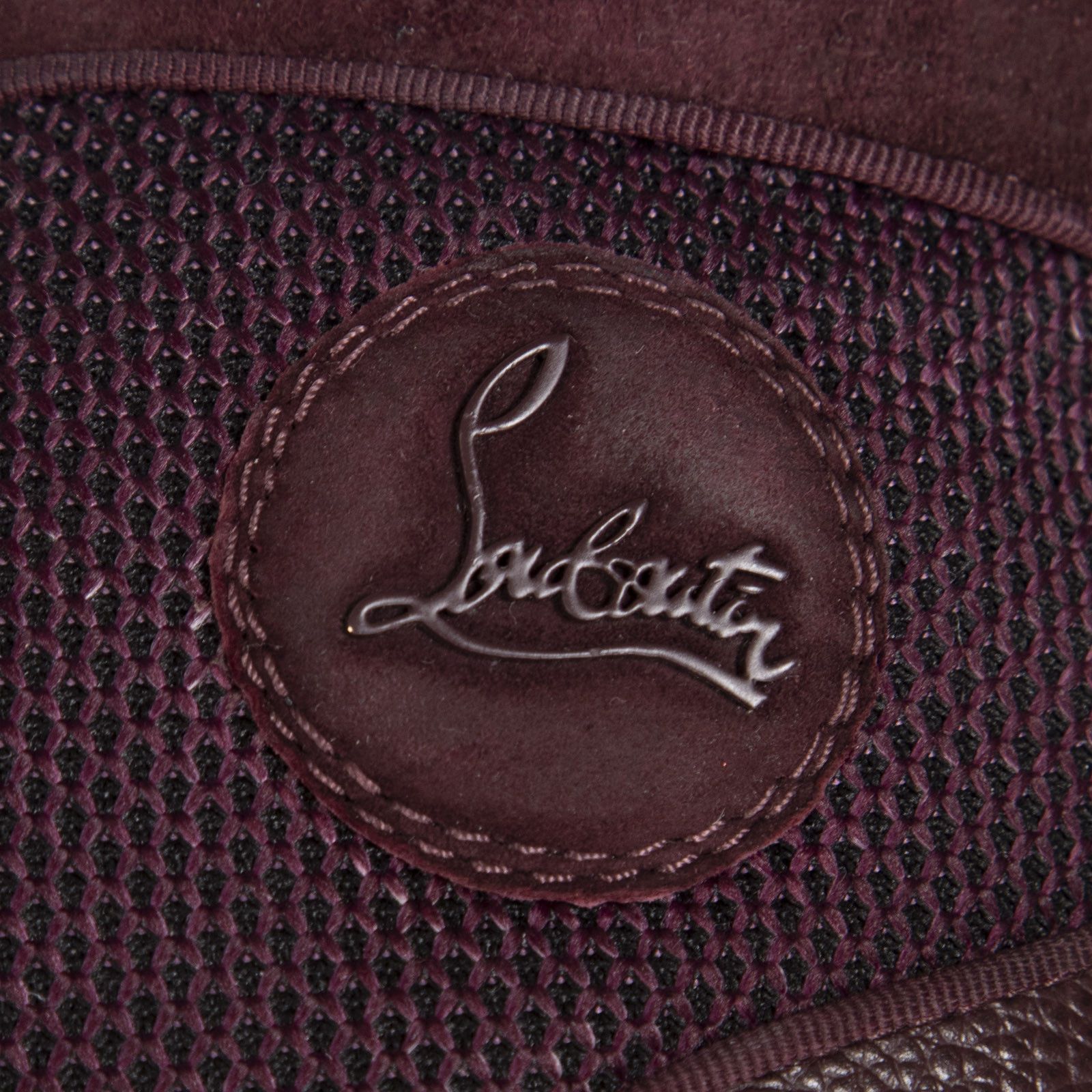 Christian Louboutin Purple Lou Spikes Orlato Trainers Size US 12 / IT 42 - 6 Thumbnail