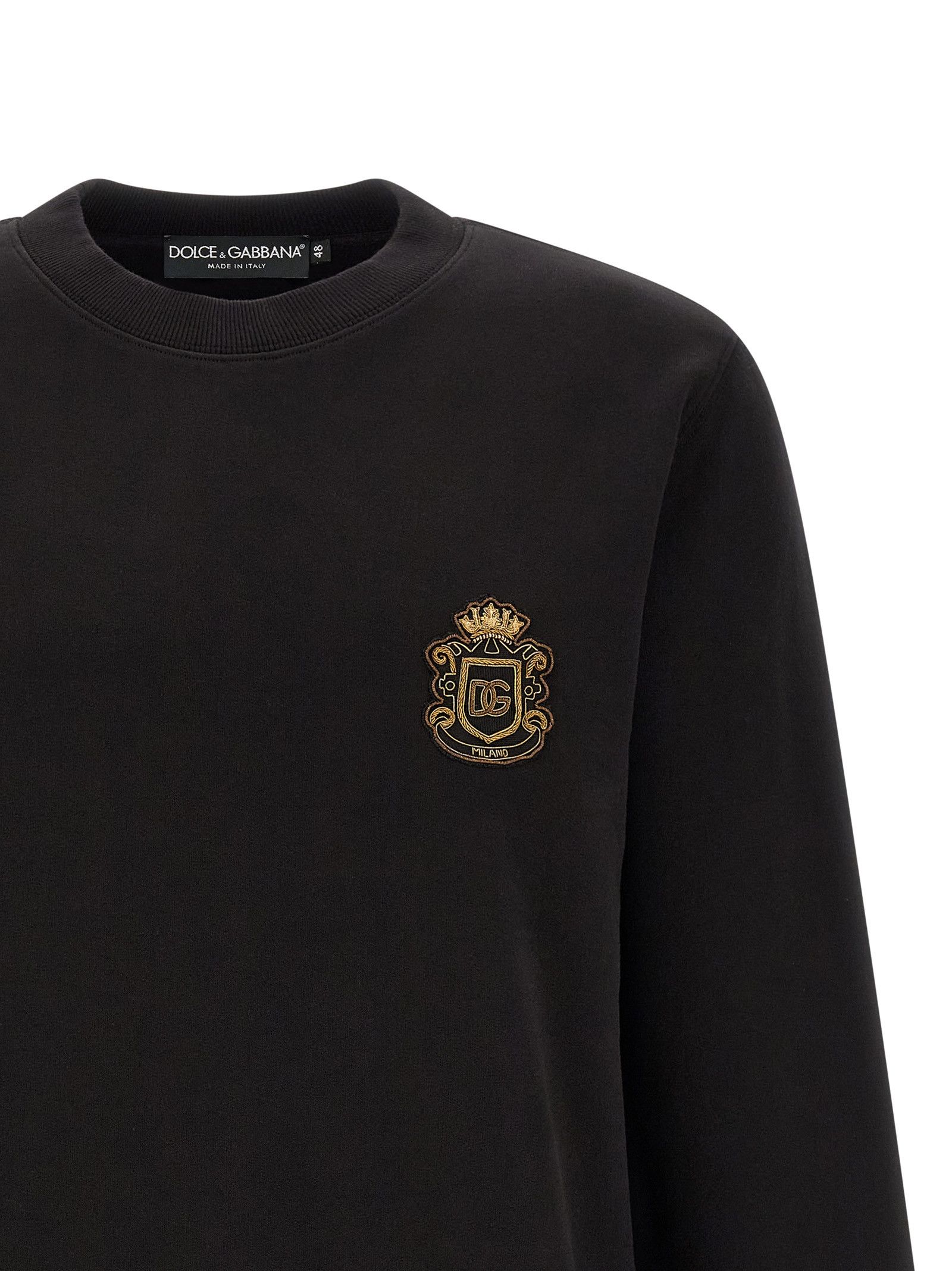 Dolce & Gabbana Heraldic Patch Sweatshirt Size US L / EU 52-54 / 3 - 3 Thumbnail