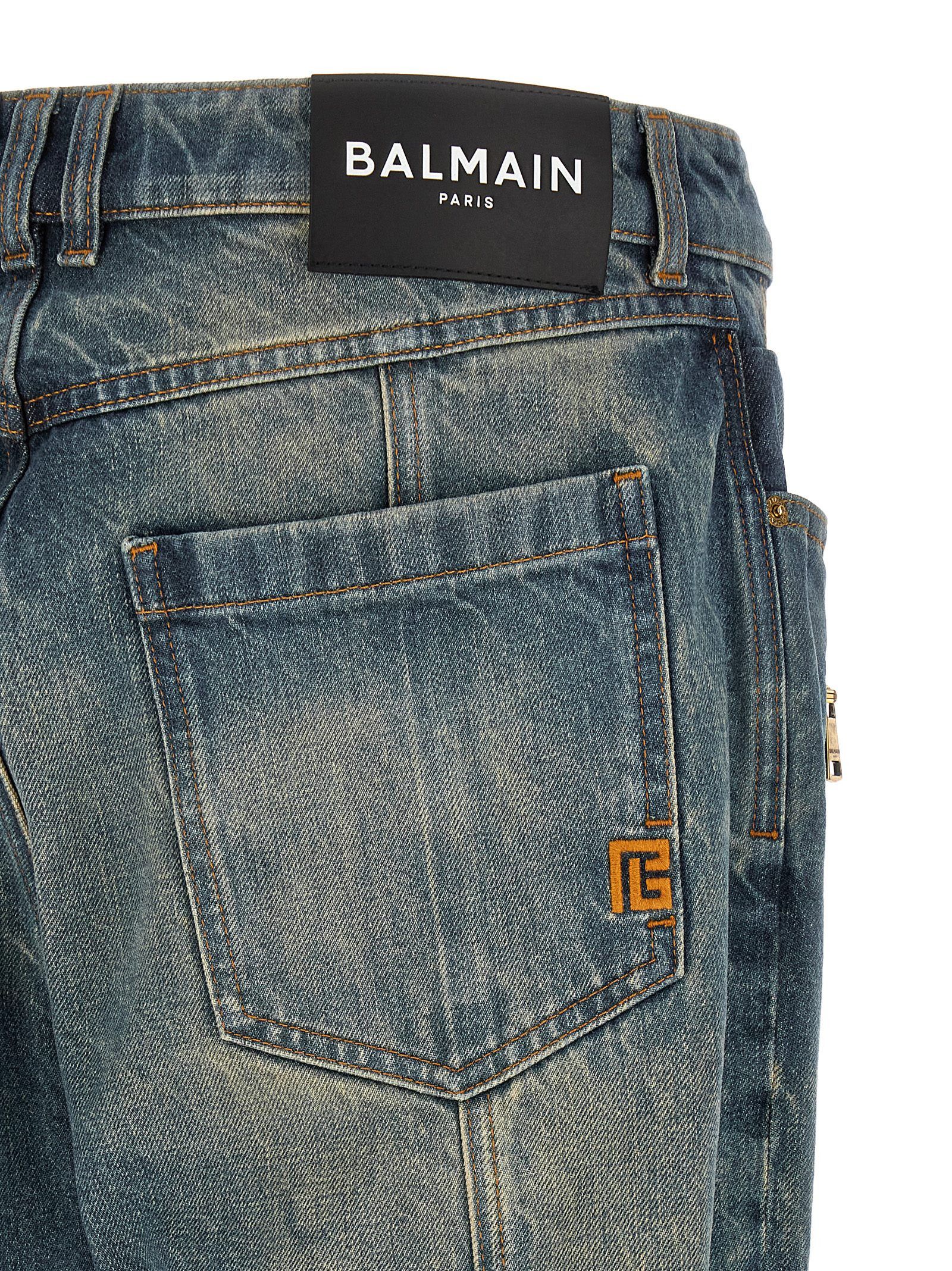 Balmain Biker Jeans Size US 31 - 4 Thumbnail