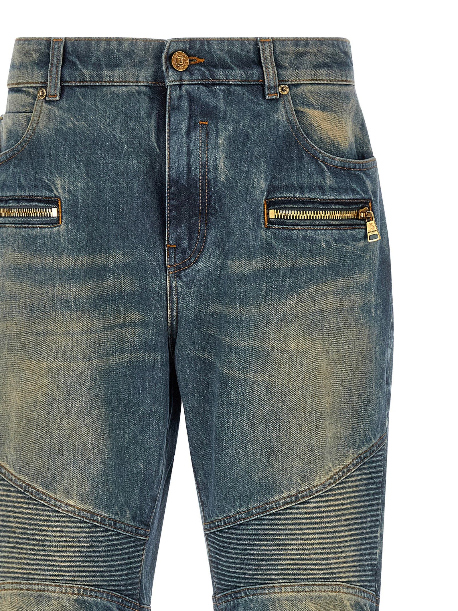 Balmain Biker Jeans Size US 31 - 3 Thumbnail