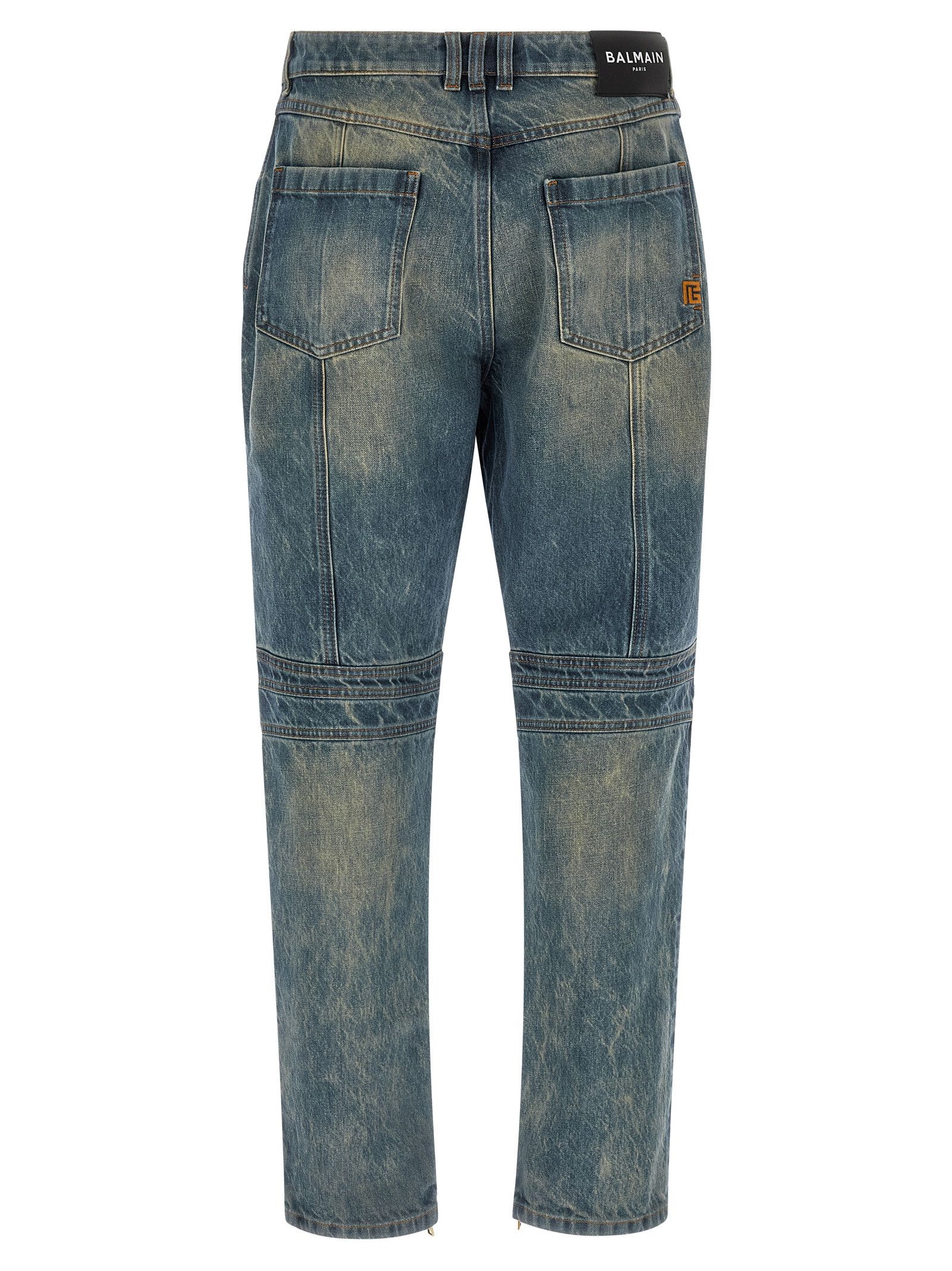 Balmain Biker Jeans Size US 36 / EU 52 - 2 Thumbnail