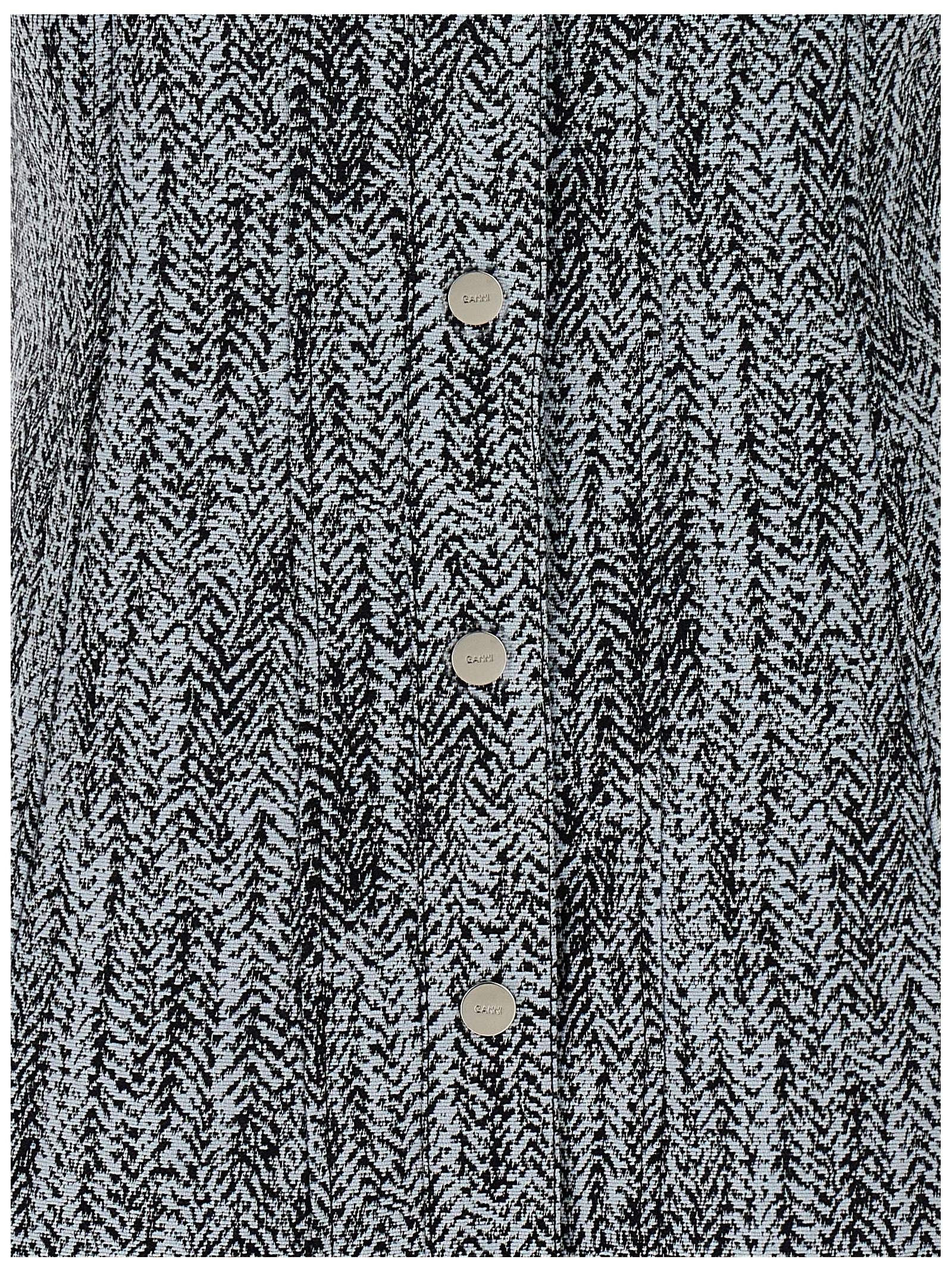 Ganni Tweed Dress Size XS / US 0-2 / IT 36-38 - 4 Thumbnail