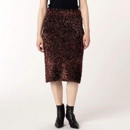 Dries Van Noten Dries Van Noten Dries Van Noten TEMPLE 9725 W.K.SKIRT Virgin Wool Metal Fiber Polyamide Skirt Textile Skirts 242-011245-9725-703 DUTY FREE for USA Size ONE SIZE - 3 Thumbnail