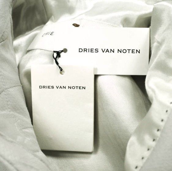 Dries Van Noten Dries Van Noten Dries Van Noten ROOLSY 9034 W.W.COAT Cotton Silk Blend Coat Textile Outerwear 242-010202-9034-012 DUTY FREE for USA Size ONE SIZE - 4 Thumbnail