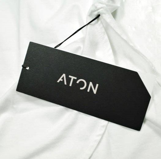 Other Other ATON SUVIN 60/2 Round Hem S/S T-Shirt Cotton T-Shirt Textile T-Shirts KKAGIM5016 DUTY FREE for USA Size ONE SIZE - 4 Thumbnail