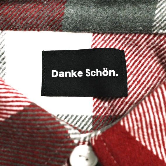 Other Other Danke Schon FLANNEL DAMAGE SHIRTS BLOCK Blended Long Sleeve Shirt Textile Tops UNS24033B-0DS DUTY FREE for USA Size ONE SIZE - 7 Thumbnail