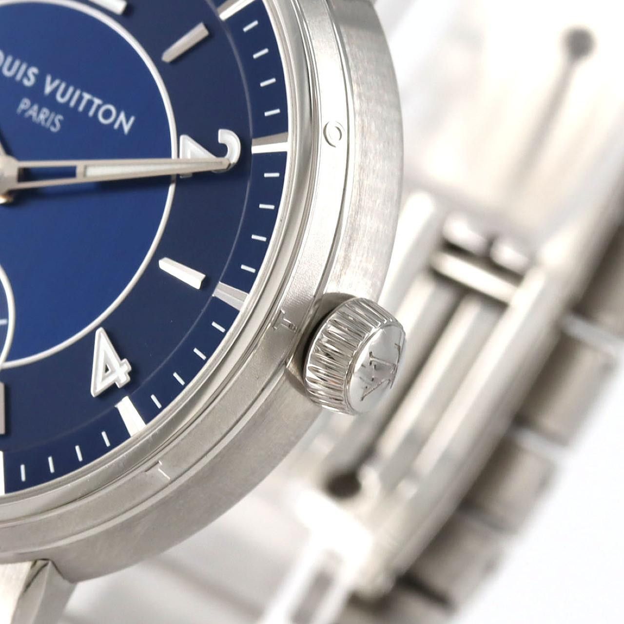 Louis Vuitton Louis Vuitton Louis Vuitton Tambour Automatic Steel Metal Automatic W1ST20 DUTY FREE for USA Size ONE SIZE - 4 Thumbnail