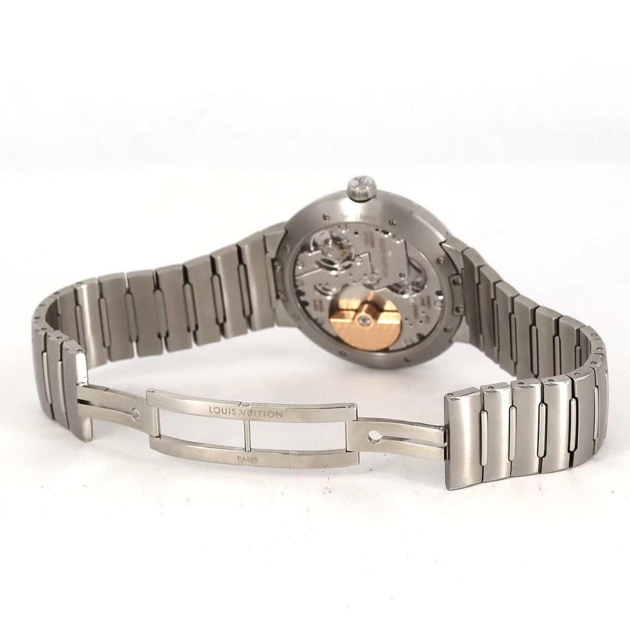 Louis Vuitton Louis Vuitton Louis Vuitton Tambour Automatic Steel Metal Automatic W1ST20 DUTY FREE for USA Size ONE SIZE - 8 Thumbnail
