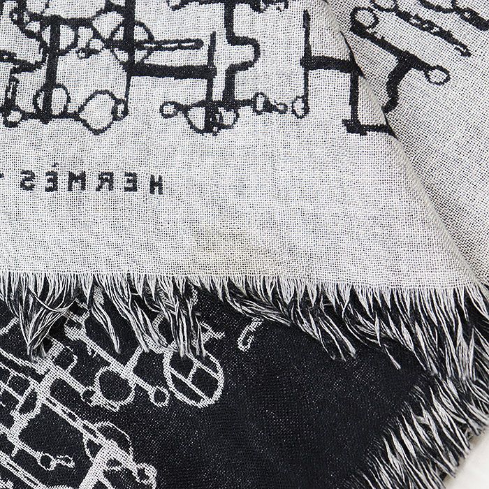 Hermes Hermes Hermès Collection Equestre Cashmere Silk Scarf Textile Scarf DUTY FREE for USA Size ONE SIZE - 5 Thumbnail