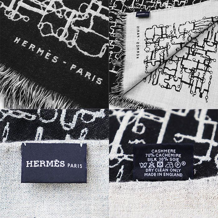 Hermes Hermes Hermès Collection Equestre Cashmere Silk Scarf Textile Scarf DUTY FREE for USA Size ONE SIZE - 10 Thumbnail