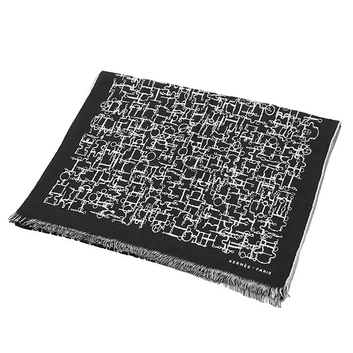 Hermes Hermes Hermès Collection Equestre Cashmere Silk Scarf Textile Scarf DUTY FREE for USA Size ONE SIZE - 3 Thumbnail
