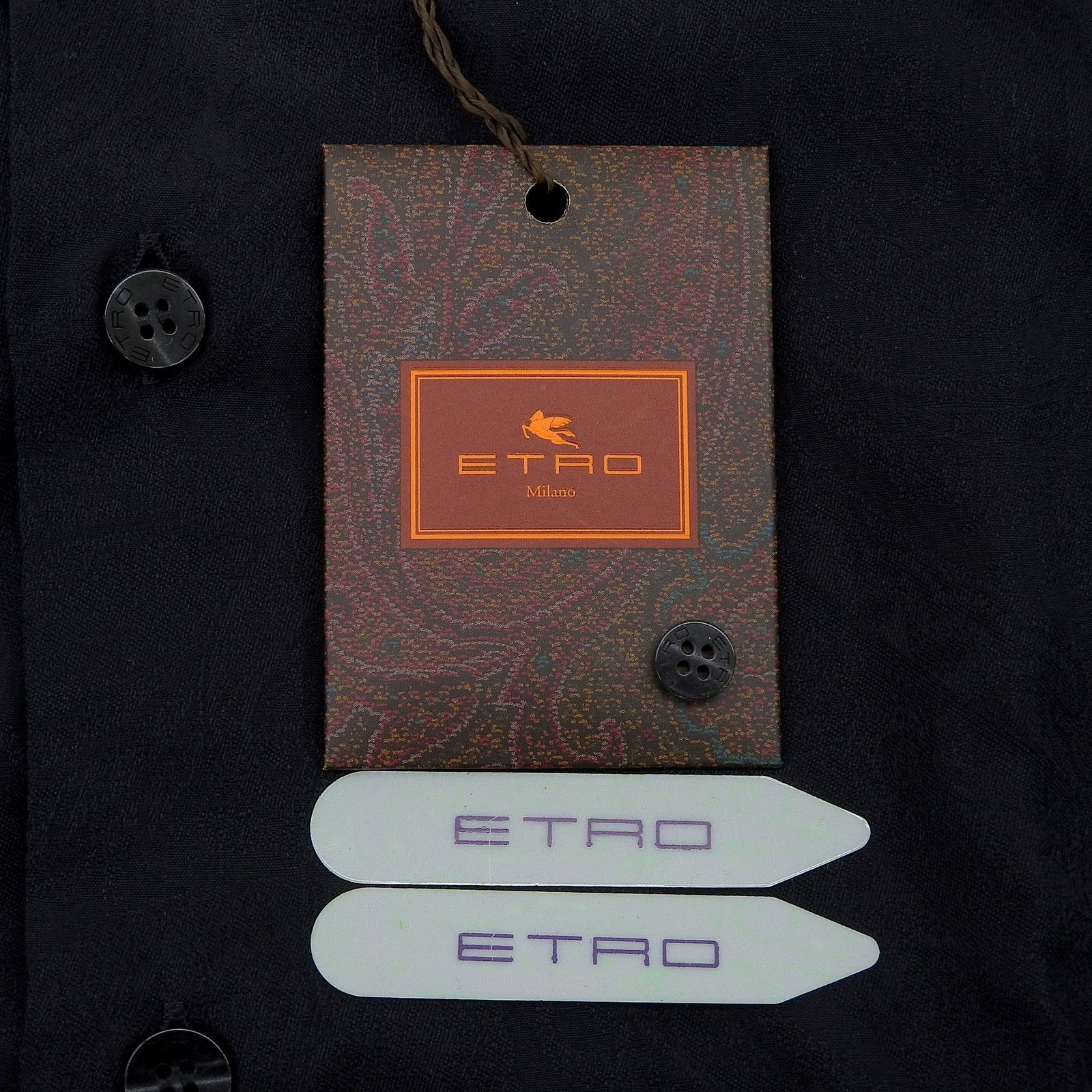 Etro ETRO Long Sleeve Shirt Cotton Shirt Textile Dress Shirt 211-1K499-6230 DUTY FREE for USA