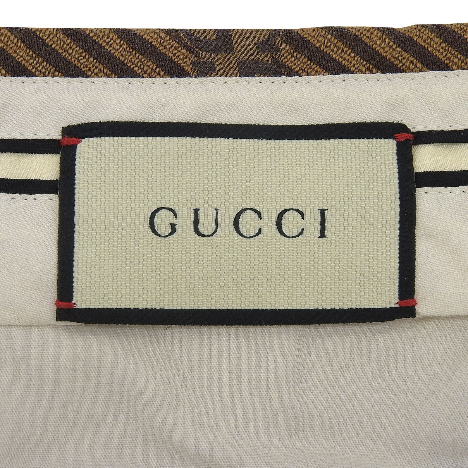 Gucci Gucci Gucci GG logo stripe pattern Cotton Silk Pants Textile Pants 630062 DUTY FREE for USA Size ONE SIZE - 5 Thumbnail