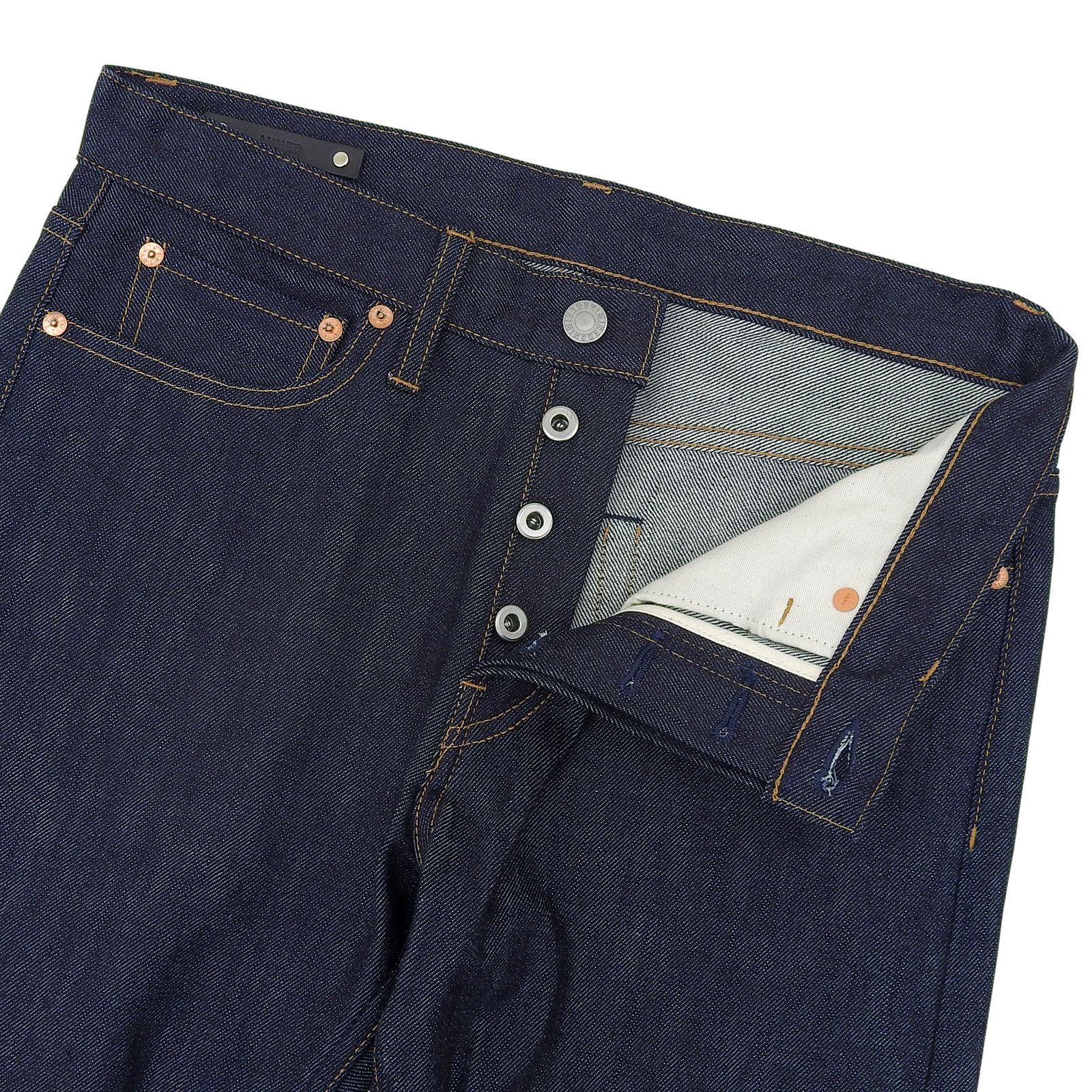 Other Other MINEDENIM S.Slim STR 5 Pocket Cotton Denim Pants Textile Jeans FPK111HSB DUTY FREE for USA Size ONE SIZE - 3 Thumbnail