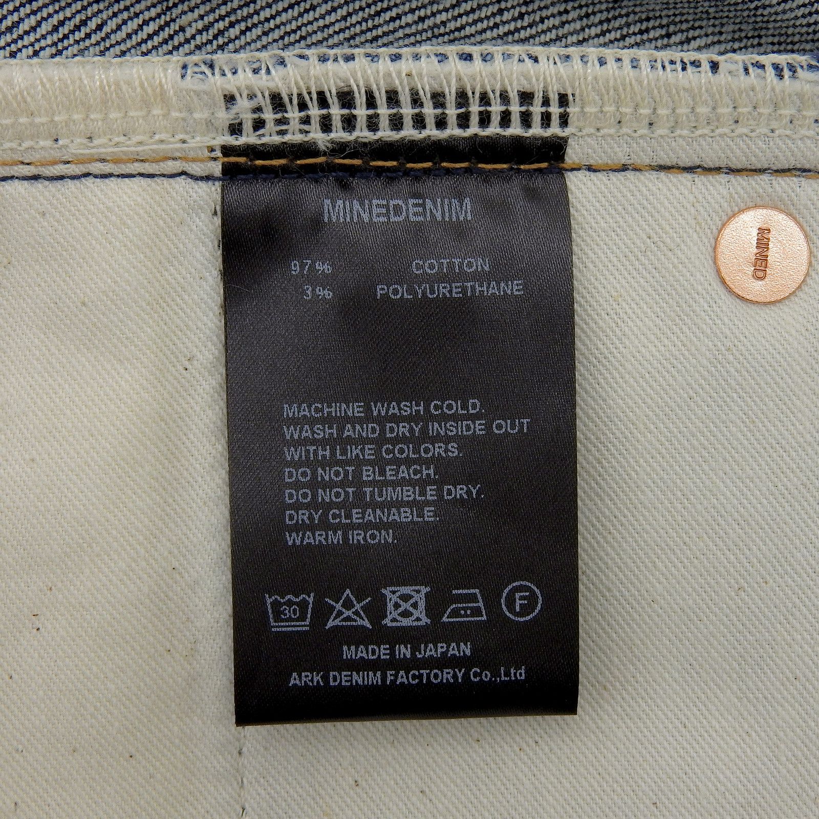 Other Other MINEDENIM S.Slim STR 5 Pocket Cotton Denim Pants Textile Jeans FPK111HSB DUTY FREE for USA Size ONE SIZE - 8 Thumbnail