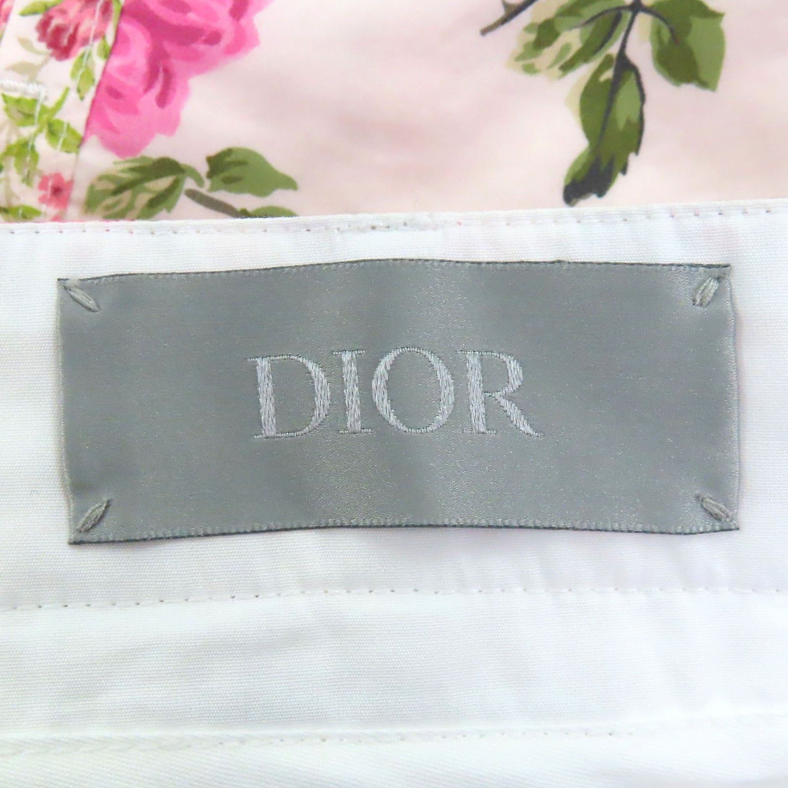 Dior Dior Dior Floral rose print Cotton Shorts Textile Shorts 293C170B5680 DUTY FREE for USA Size ONE SIZE - 5 Thumbnail