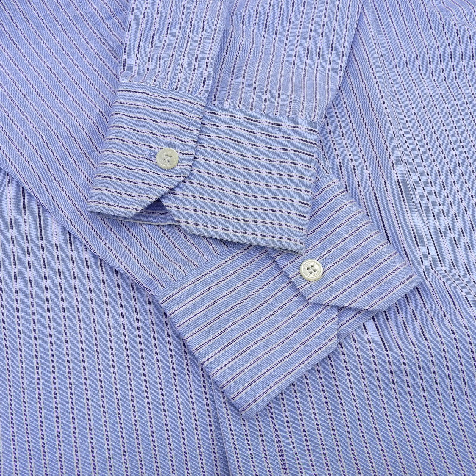 Valentino Valentino Valentino Long Sleeve Cotton Shirt Textile Dress Shirt 2V3ABK7082C DUTY FREE for USA Size ONE SIZE - 4 Thumbnail