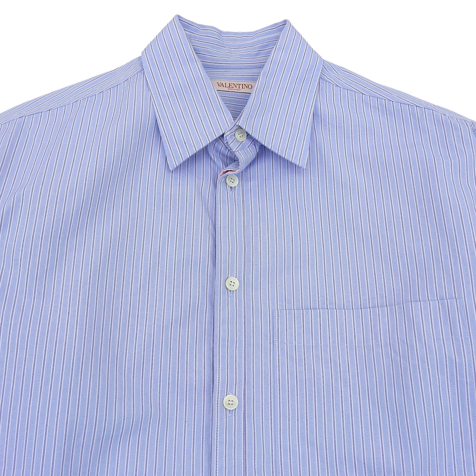 Valentino Valentino Valentino Long Sleeve Cotton Shirt Textile Dress Shirt 2V3ABK7082C DUTY FREE for USA Size ONE SIZE - 3 Thumbnail