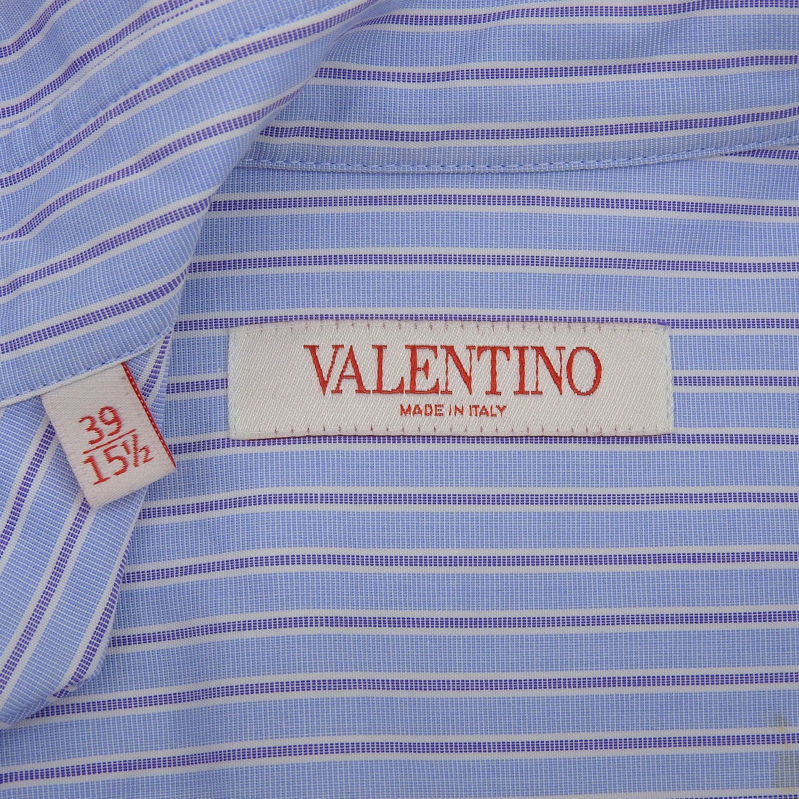 Valentino Valentino Valentino Long Sleeve Cotton Shirt Textile Dress Shirt 2V3ABK7082C DUTY FREE for USA Size ONE SIZE - 5 Thumbnail